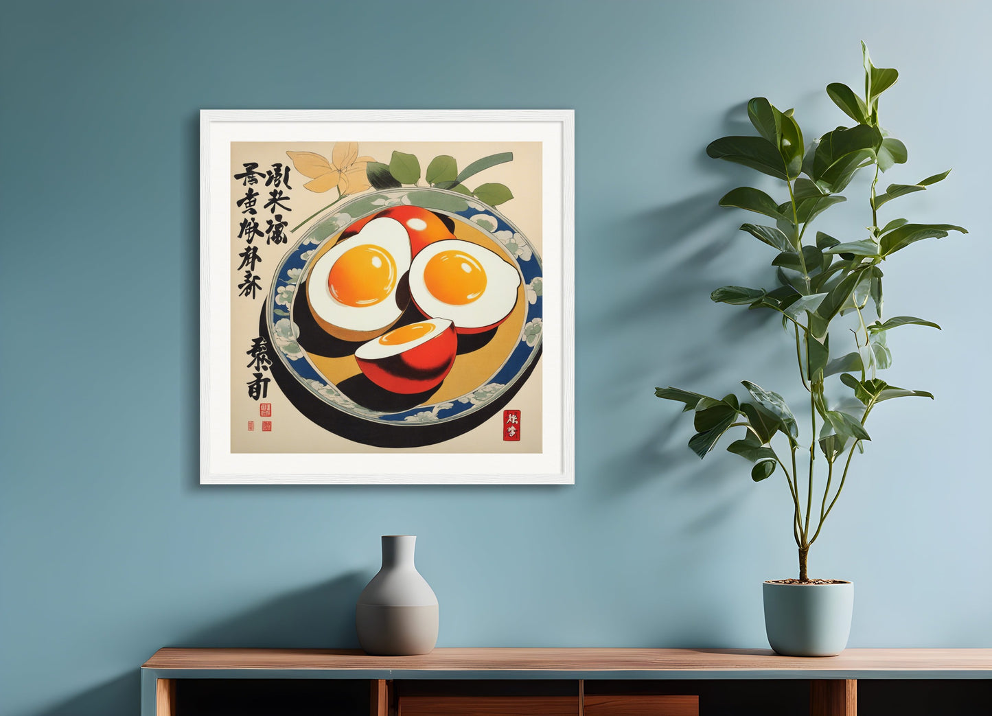 Poster with wood frame: Yoshitoshi Abe, 