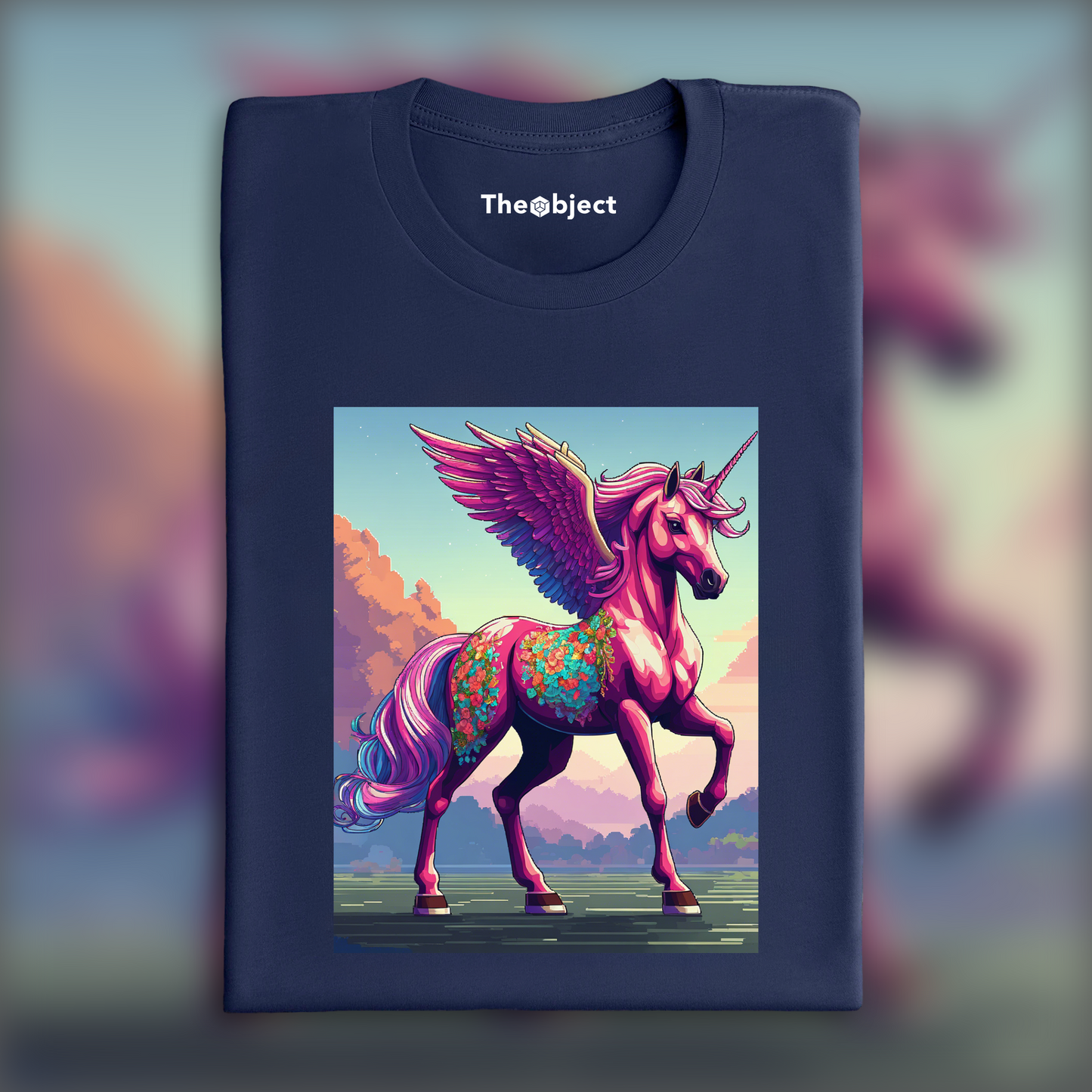 T-Shirt - Pixel art, Unicorn - 1267511537