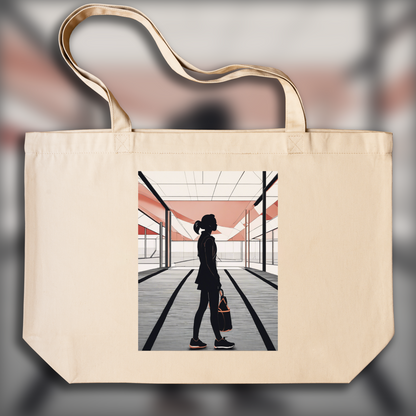 Tote bag - neo minimalism, tennis - 2360650374