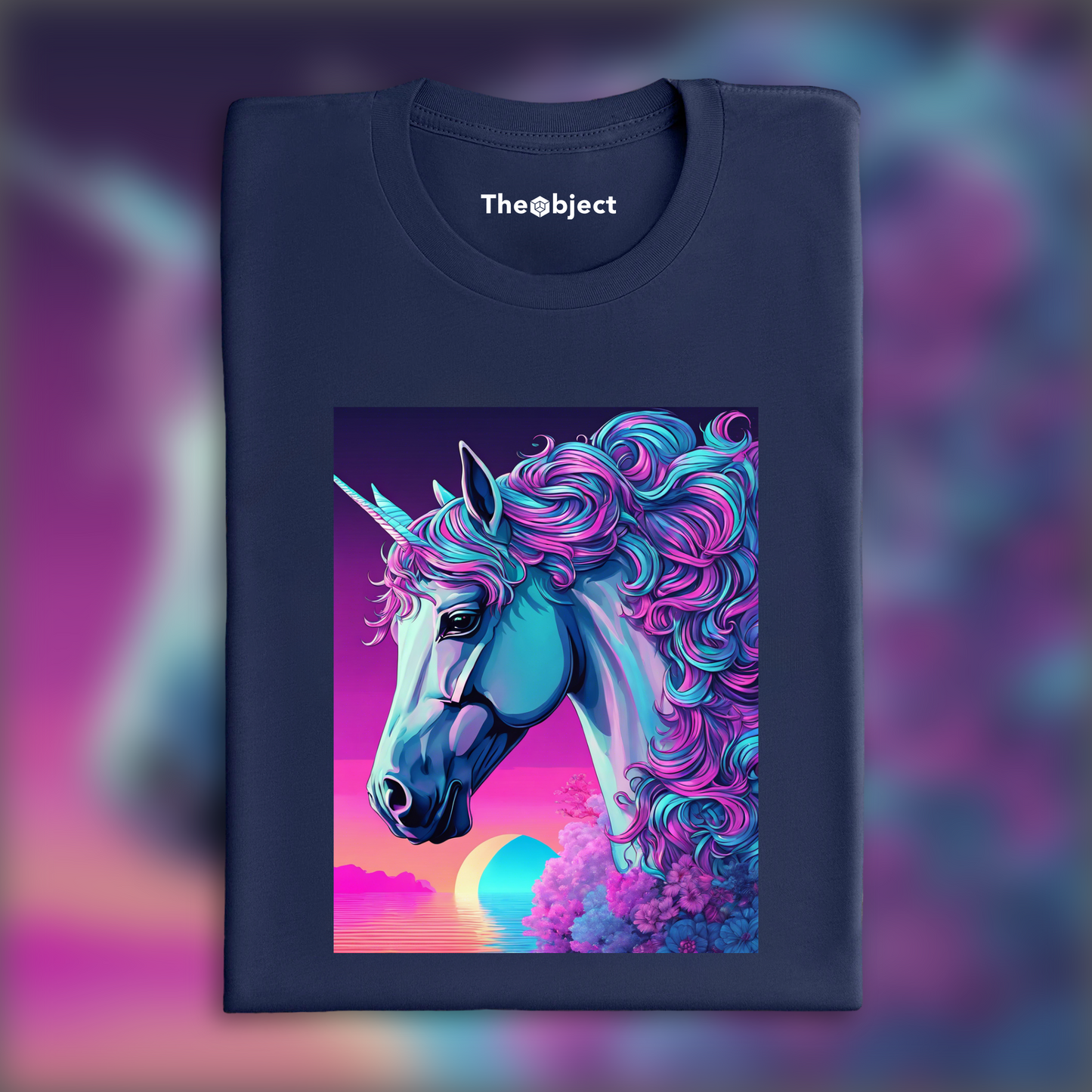 T-Shirt - Vaporwave, Unicorn - 2232047465