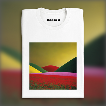 T-Shirt - Abstractions, geometric compositions in landscapes, Flower - 3184296829