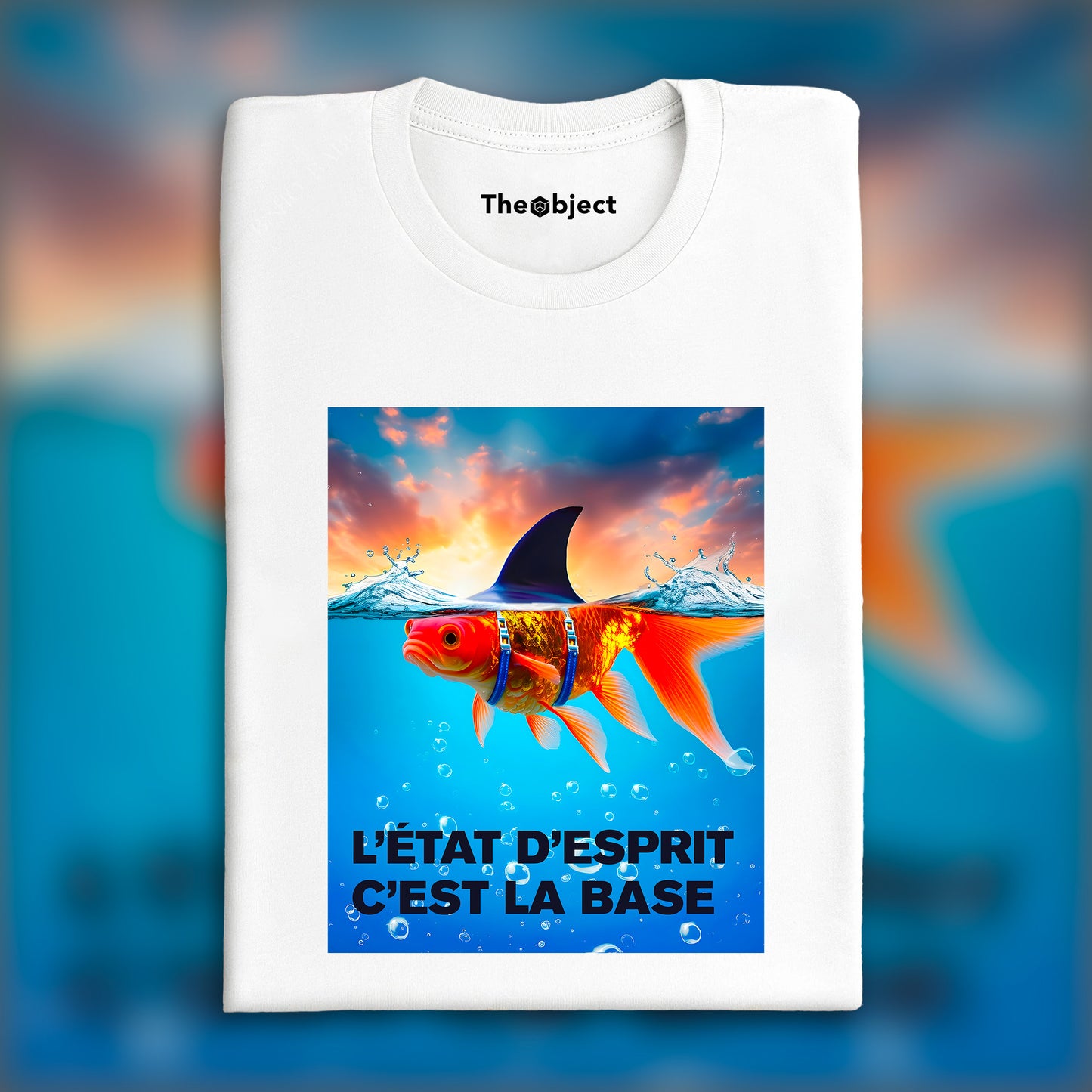 T-Shirt - L'état d'esprit, c'est la base - 2720291640