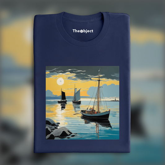 T-Shirt - Atmosphère Moomins, Bateau  - 3551662475