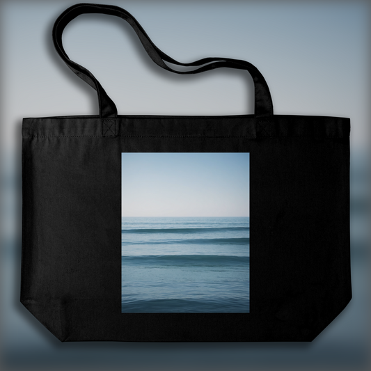 Tote bag - Minimalism art, Ocean - 2909030380