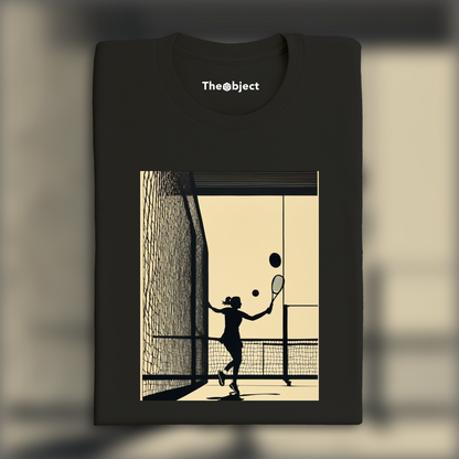 T-Shirt - Illustration épurée américaine, moderne et nerveuse, tennis - 692940092