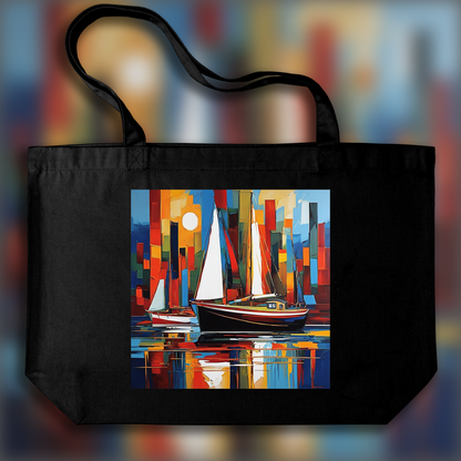 Tote bag - Canadian Abstract Expressionism, Boat - 596688742