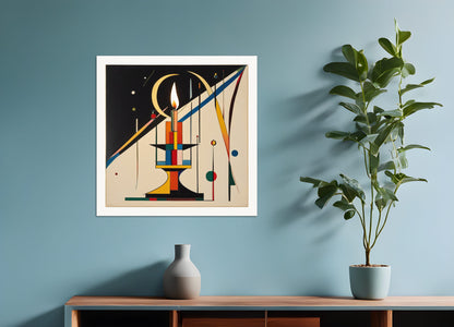 Poster: Wassily Kandinsky, Candle