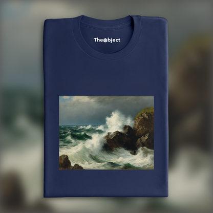 T-Shirt - Non-idealized beauty and the authenticity of the human experience, rough sea - 2603085003