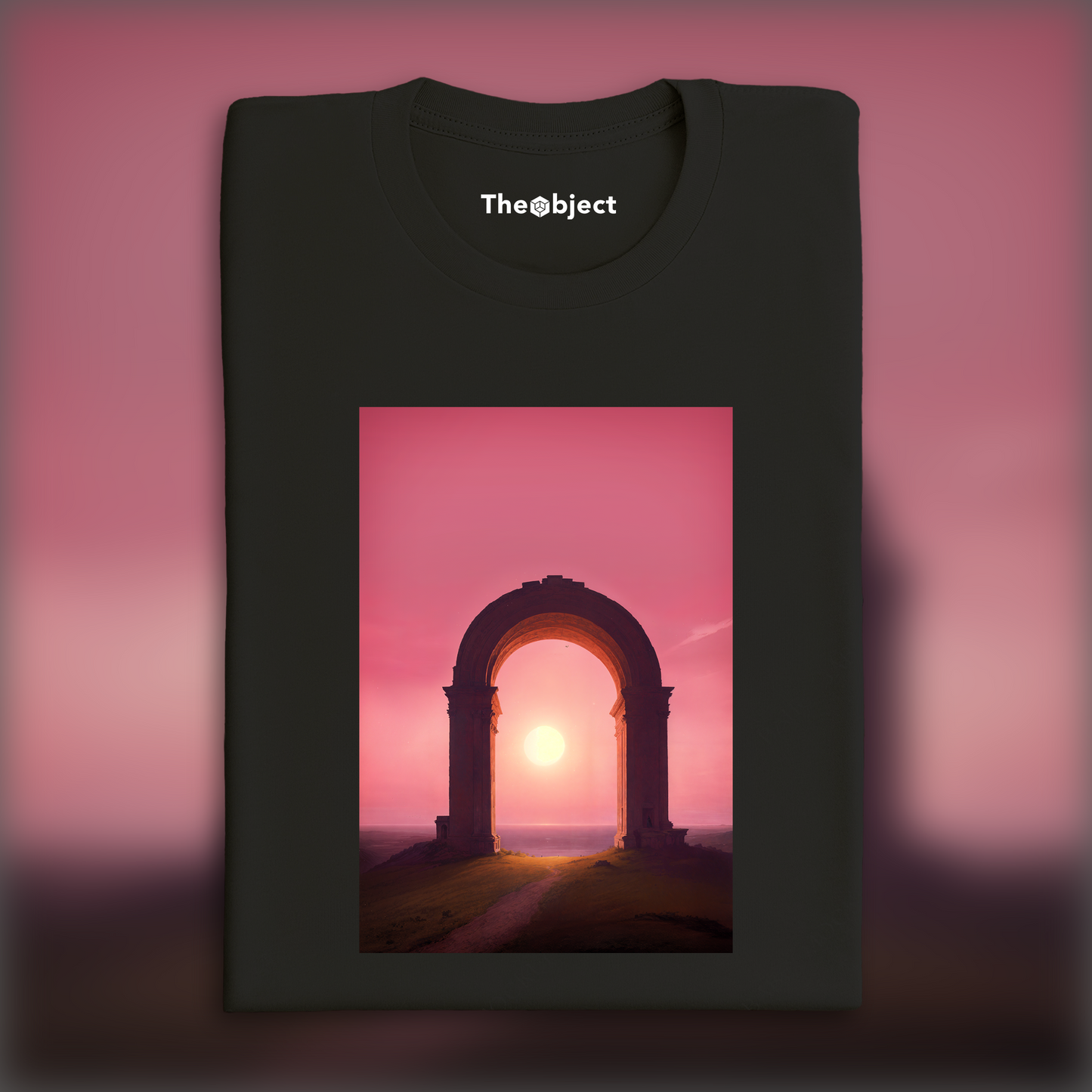 T-Shirt - The spent sunpasses out beneath an arch, Charles Baudelaire