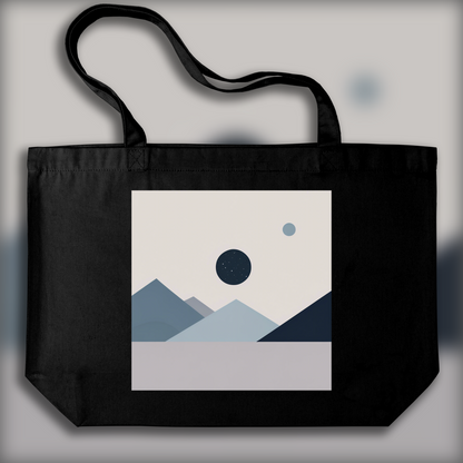 Tote bag - Art abstrait minimaliste, Astronomie - 2846385503