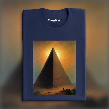 T-Shirt - Bande déssinée atmosphérique, sombre et mystique, Pyramide - 132437236