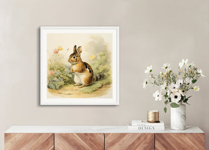 Poster with wood frame: Beatrix Potter, 