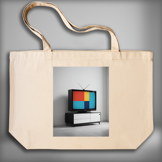 Tote bag - Minimalist abstract art, Television - 407259588