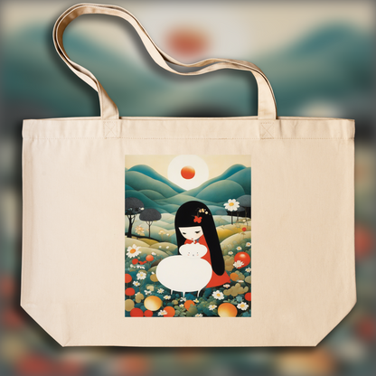 Tote bag - Japanese Superflat, Egg  - 3254349318