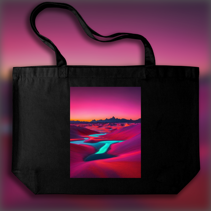 Tote bag - Photolab luminescent neon, Exoplanet landscape - 748124264