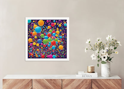 Poster: Psychedelic art, Bubbles