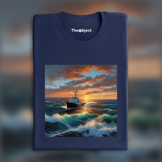 T-Shirt - marine, Océan - 1308620600