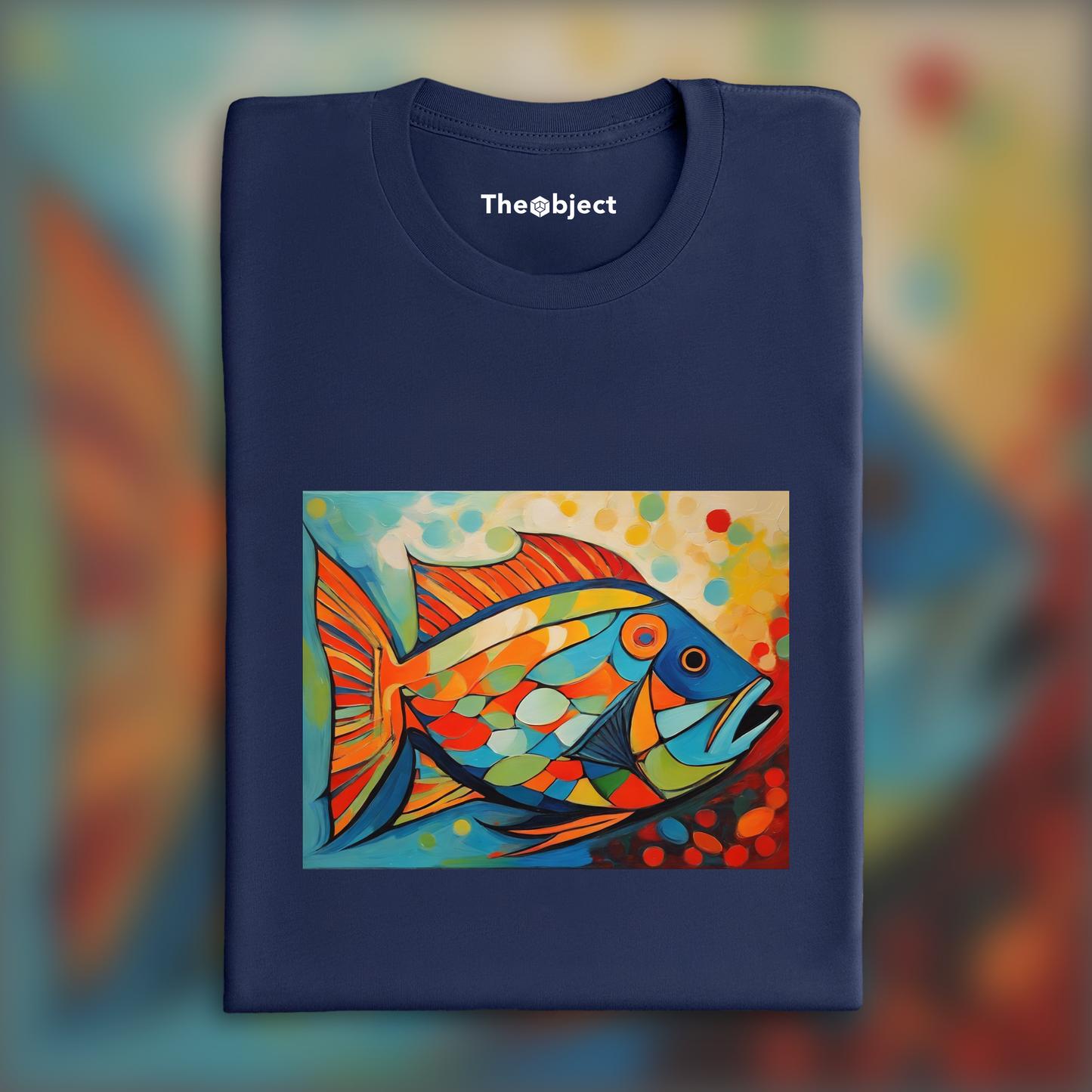 T-Shirt - Abstraction lyrique, Poisson - 971858492