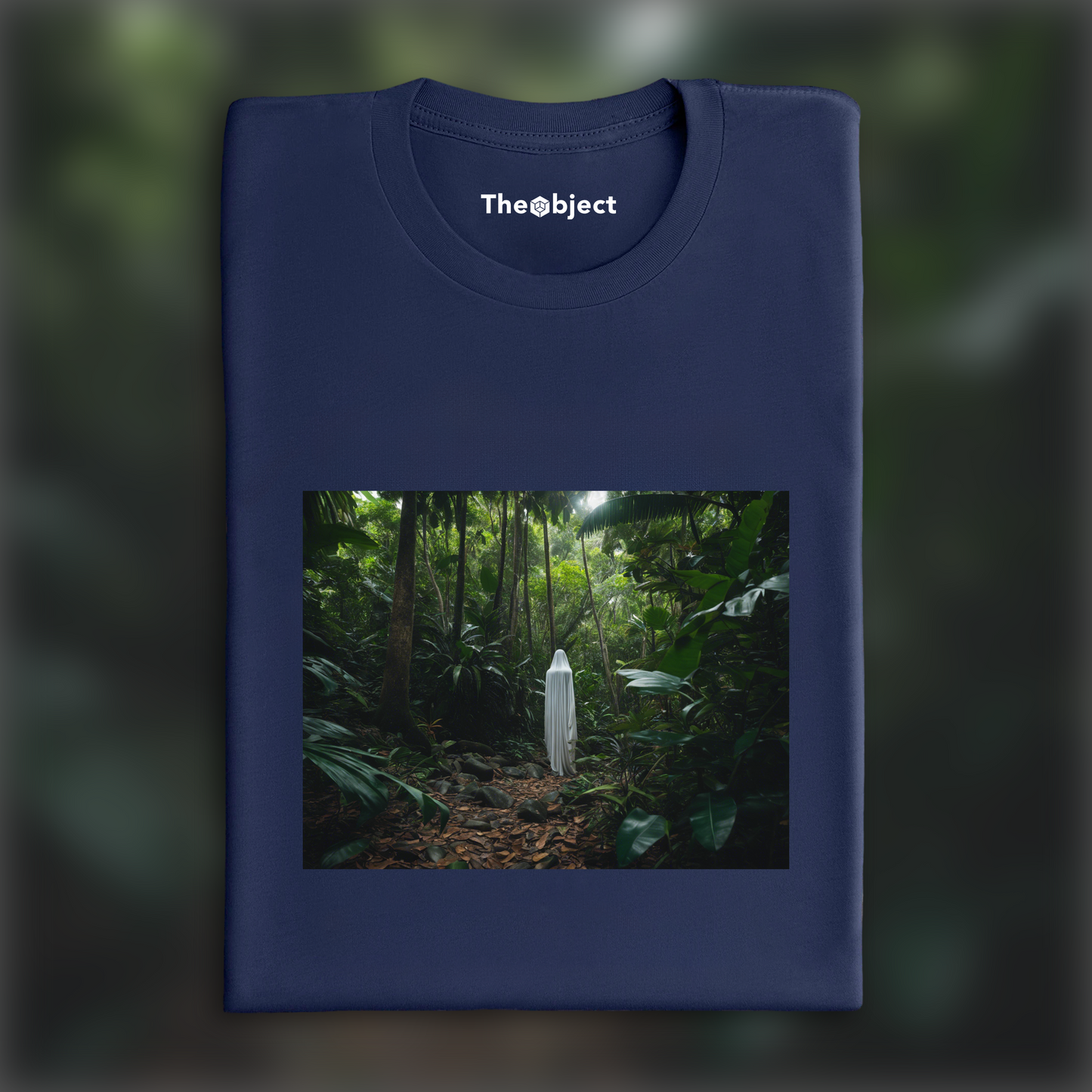 T-Shirt - Realistic photography, Ghost in The Seychelles in jungle - 2864226481