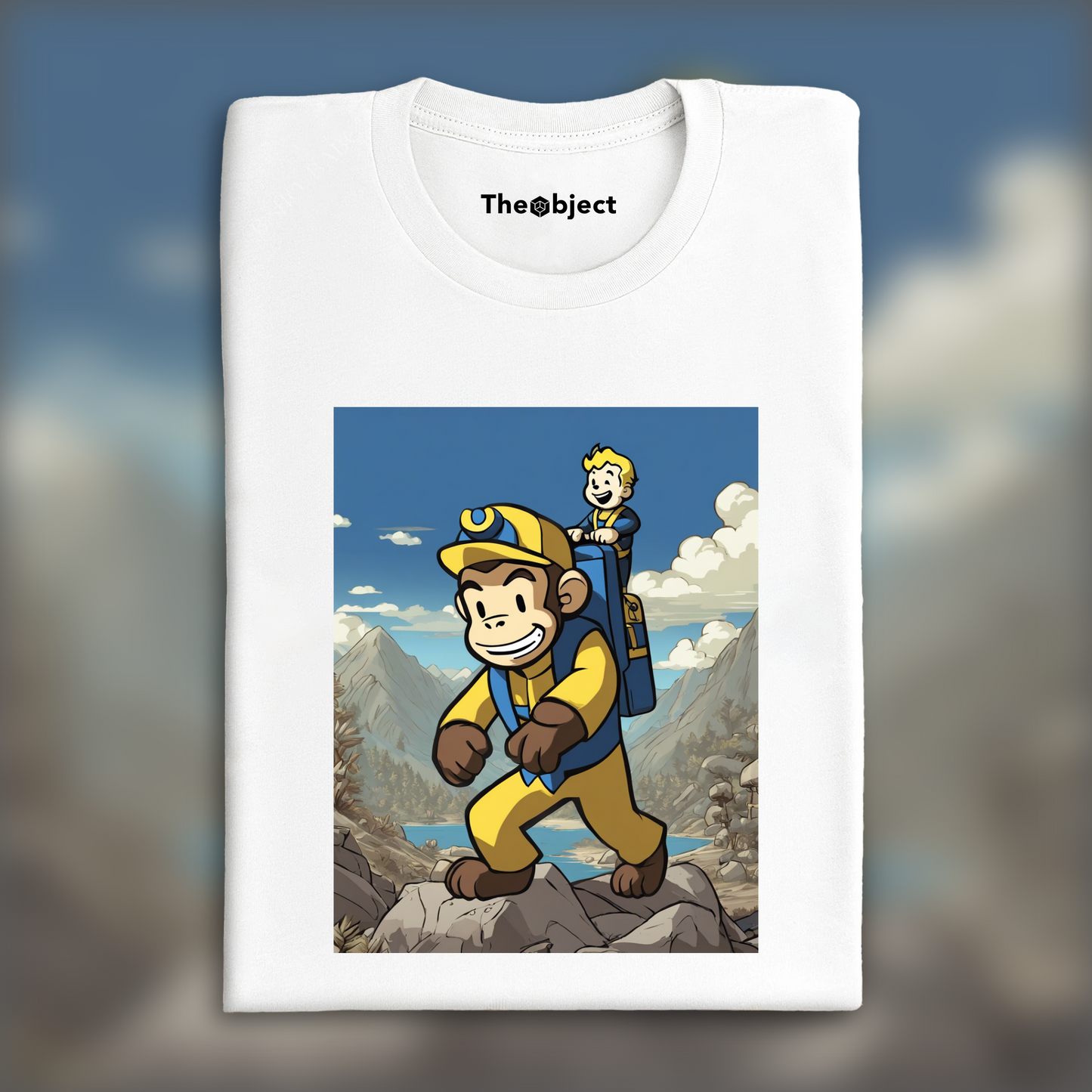 T-Shirt - Atmosphère Fallout (jeu vidéo), Singe - 3535481988