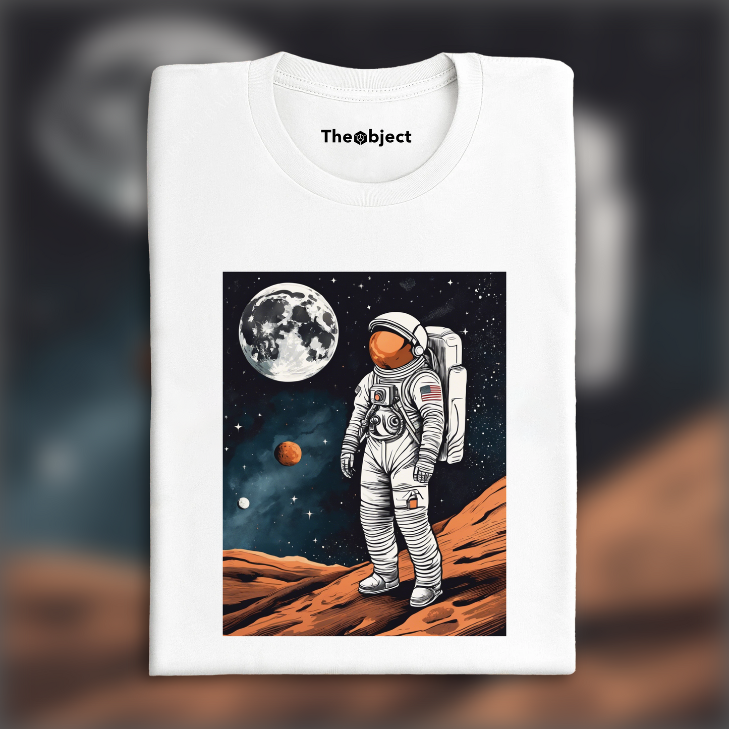 T-Shirt - Clean, modern and edgy American illustration, Astro - 3648913161