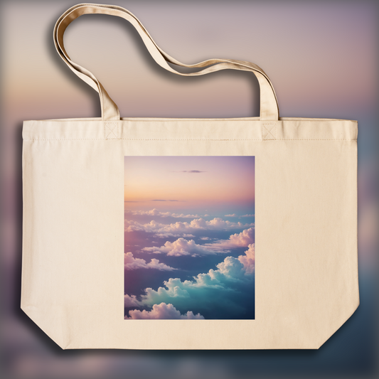 Tote bag - Soothing Abstract Gradients, Clouds - 588711487