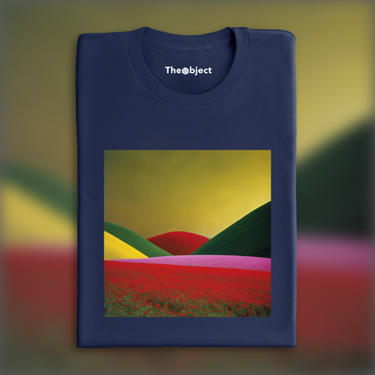 T-Shirt - Abstractions, geometric compositions in landscapes, Flower - 3184296829