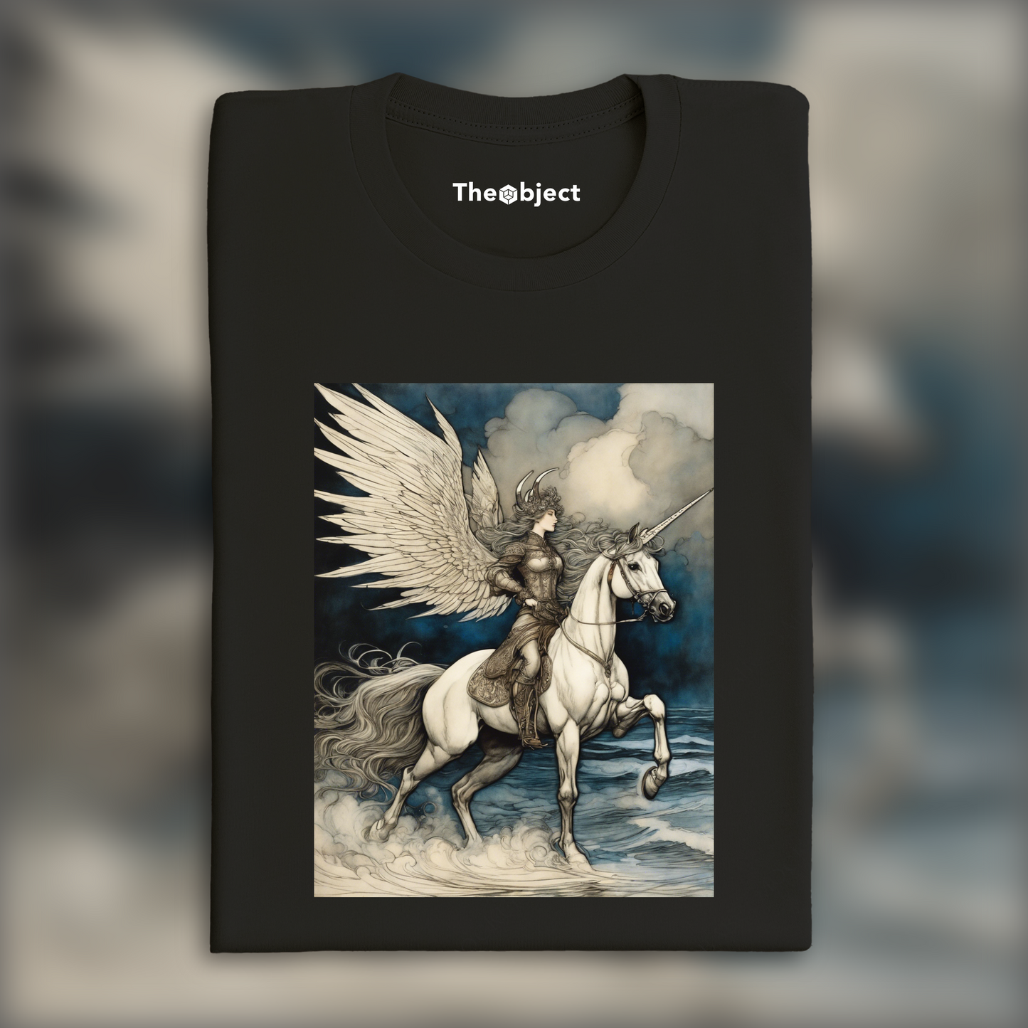 T-Shirt - Illustration enchantée avec thèmes fantastiques, Licorne - 844284776