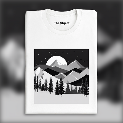 T-Shirt - Black Forest Gothic, Mountains - 922683790