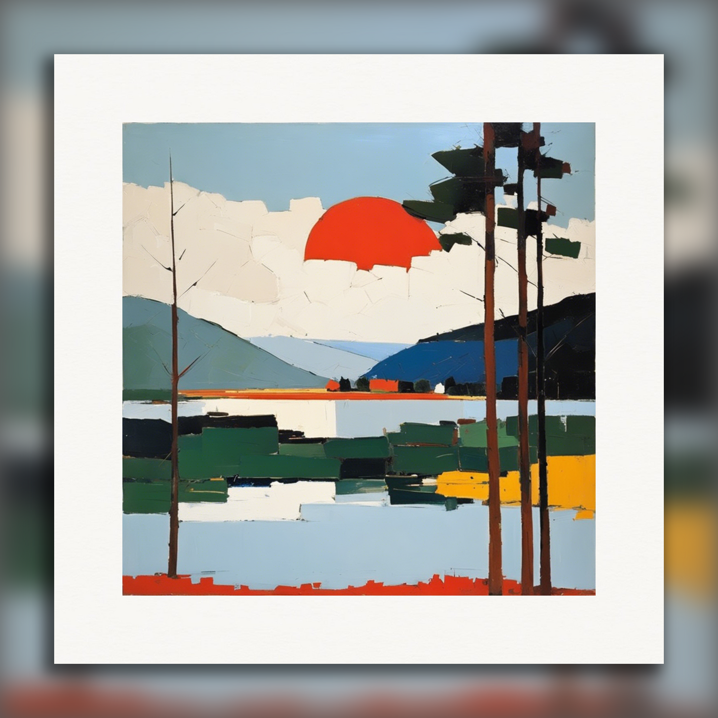 Poster - Nicolas de Stael, Lake - 1347242041