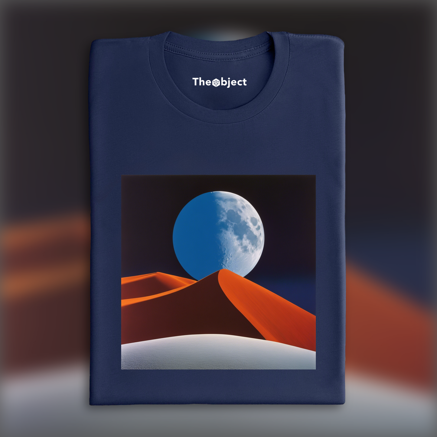 T-Shirt - Abstractions, geometric compositions in landscapes, Moon - 493401911