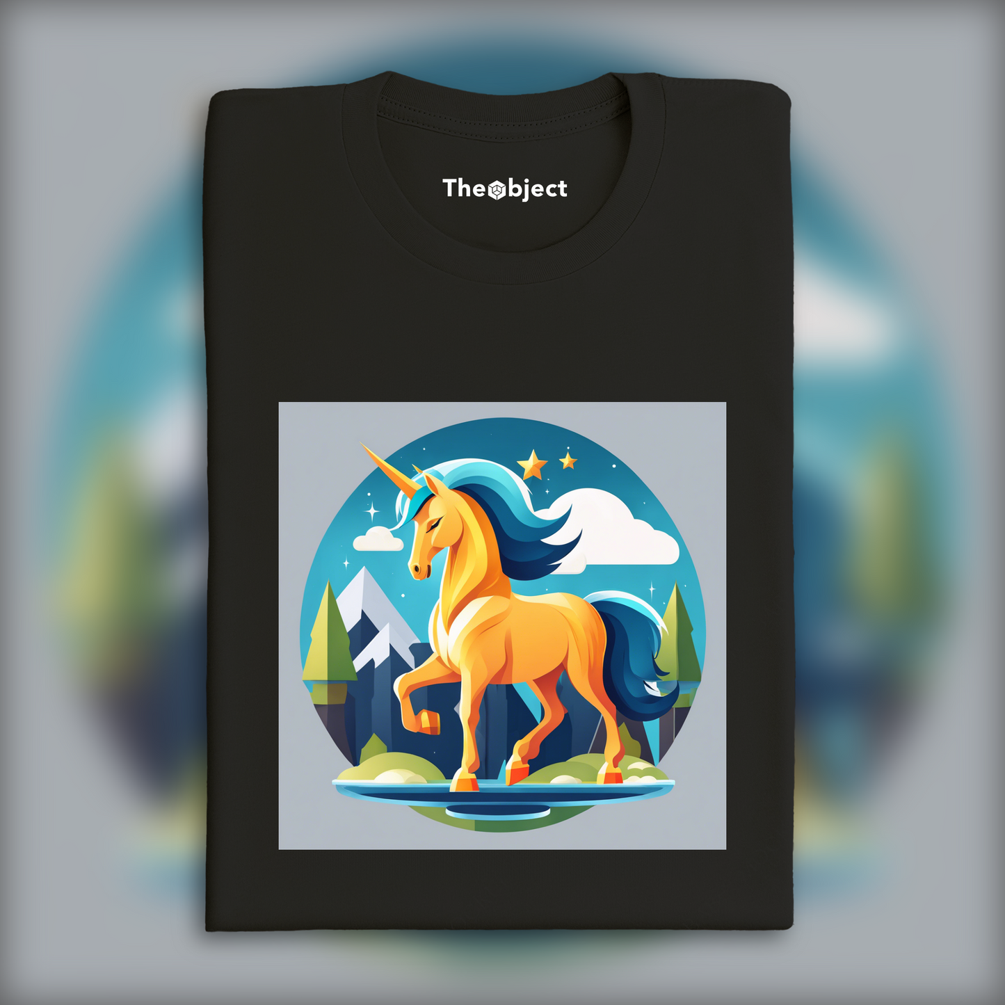 T-Shirt - Icône flat, Licorne - 2807937754