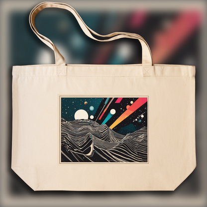 Tote bag - Neo-pop art, Astronomy - 4186399569