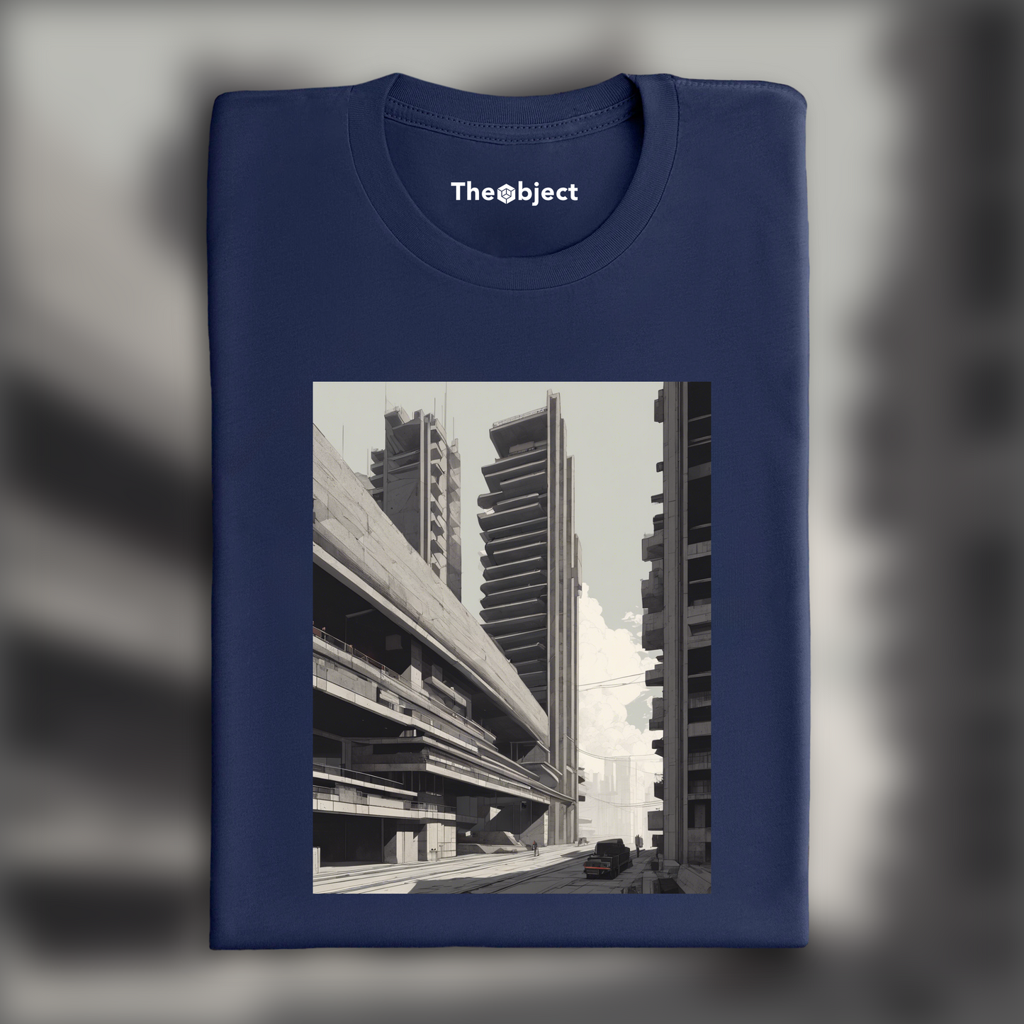 T-Shirt - Lo-fi, Brutalist architecture, city - 2699448569