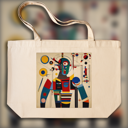 Tote bag - Geometric abstract art, Cyborg - 1920528786