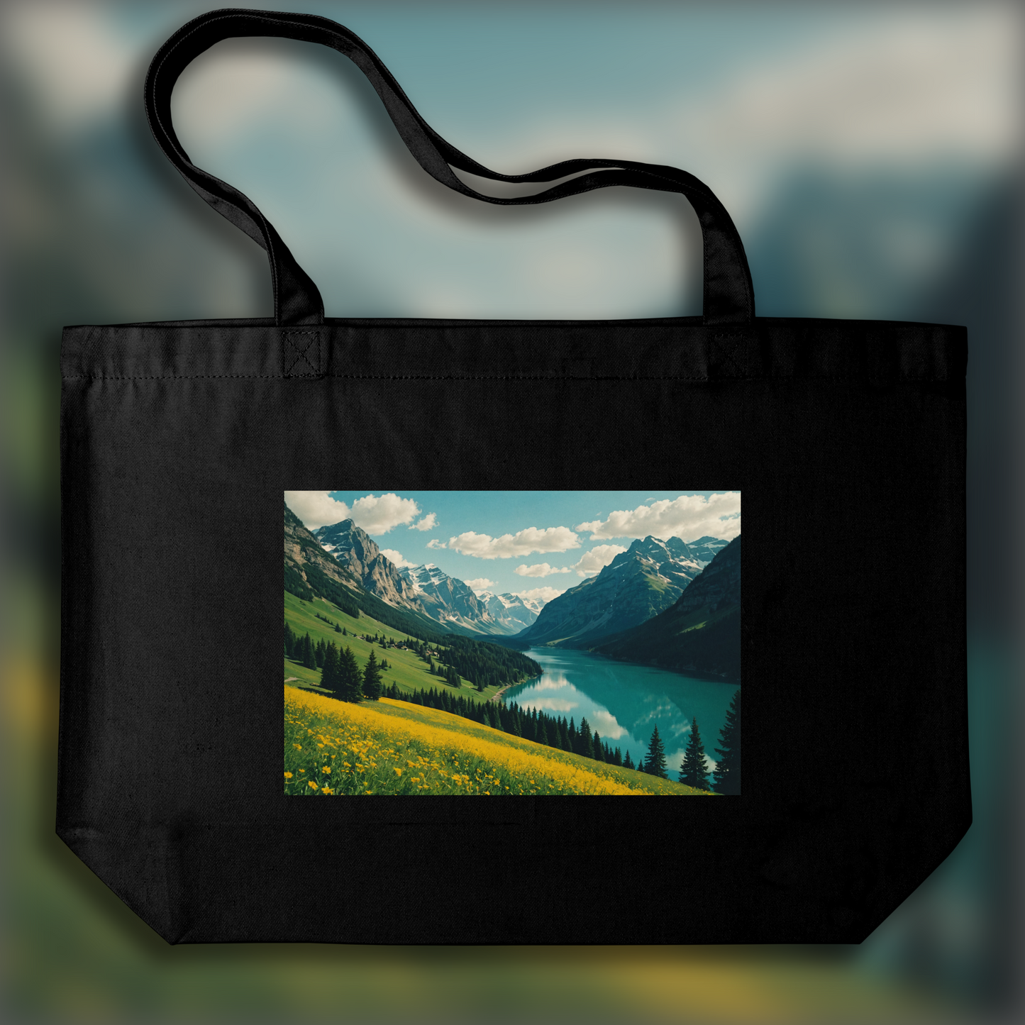 Tote bag - 35mm analog photography, Beautiful landscape - 2297446824