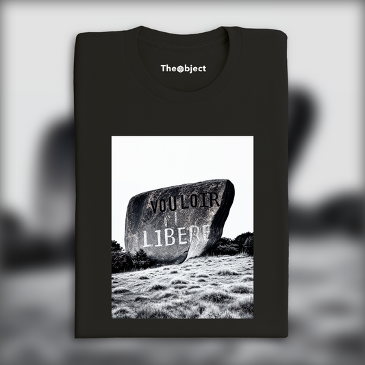 T-Shirt - Vouloir libère, Nietzsche - 3184116932