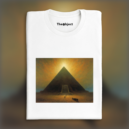 T-Shirt - Bande déssinée atmosphérique, sombre et mystique, Pyramide - 1798187795