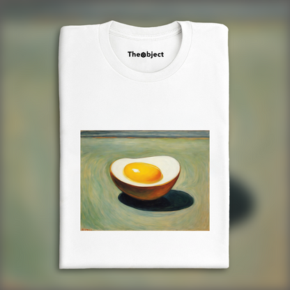 T-Shirt - Emotional scenes exploring psychological depth, Egg - 98773102