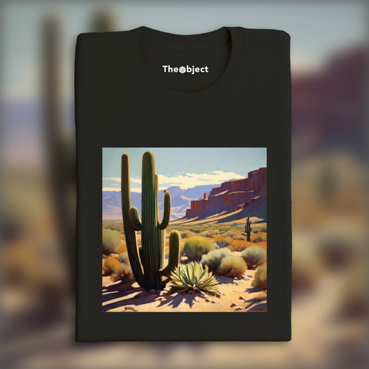 T-Shirt - Landscapes of the American West with dramatic shapes, Cactus - 2446687628