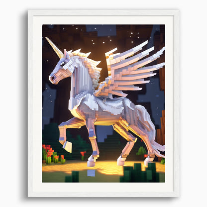 Poster: Minecraft, Licorne