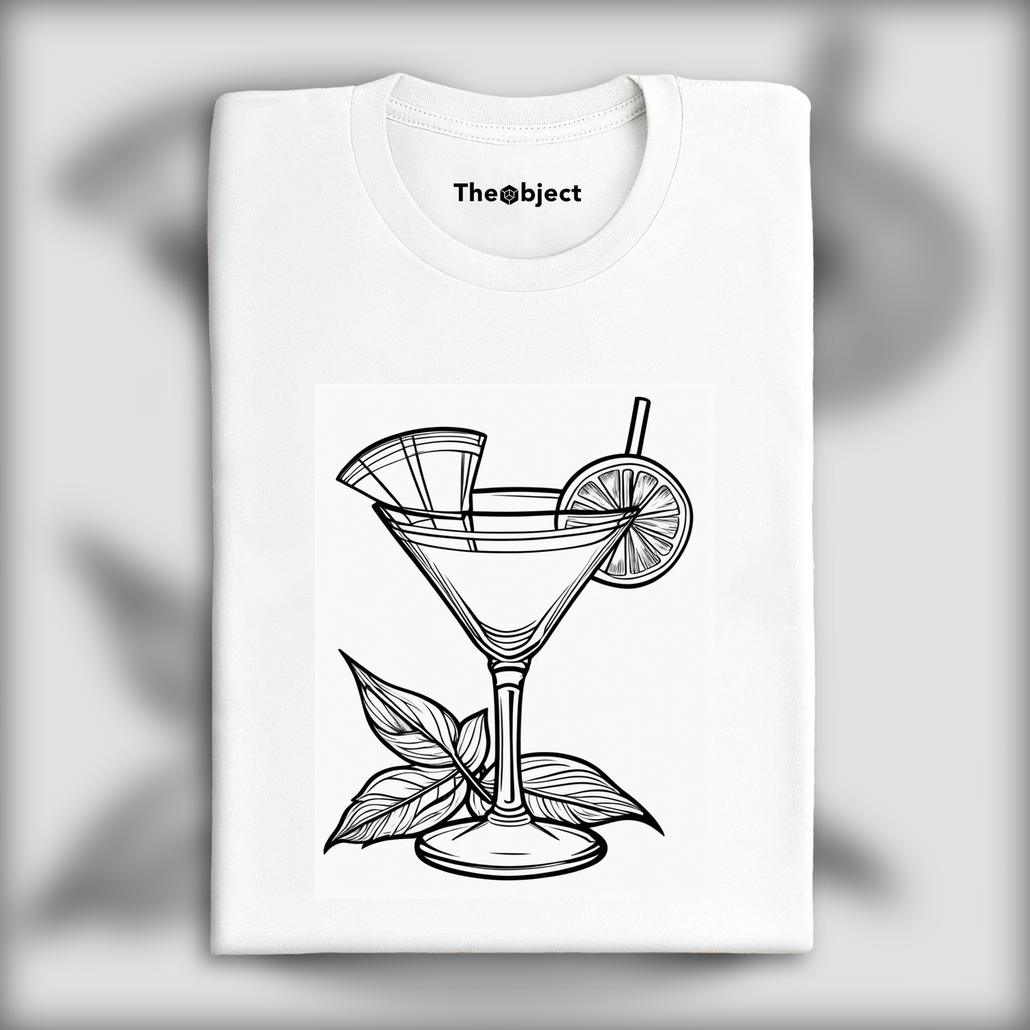 T-Shirt - Dessin pour coloriage, Cocktail - 514066329