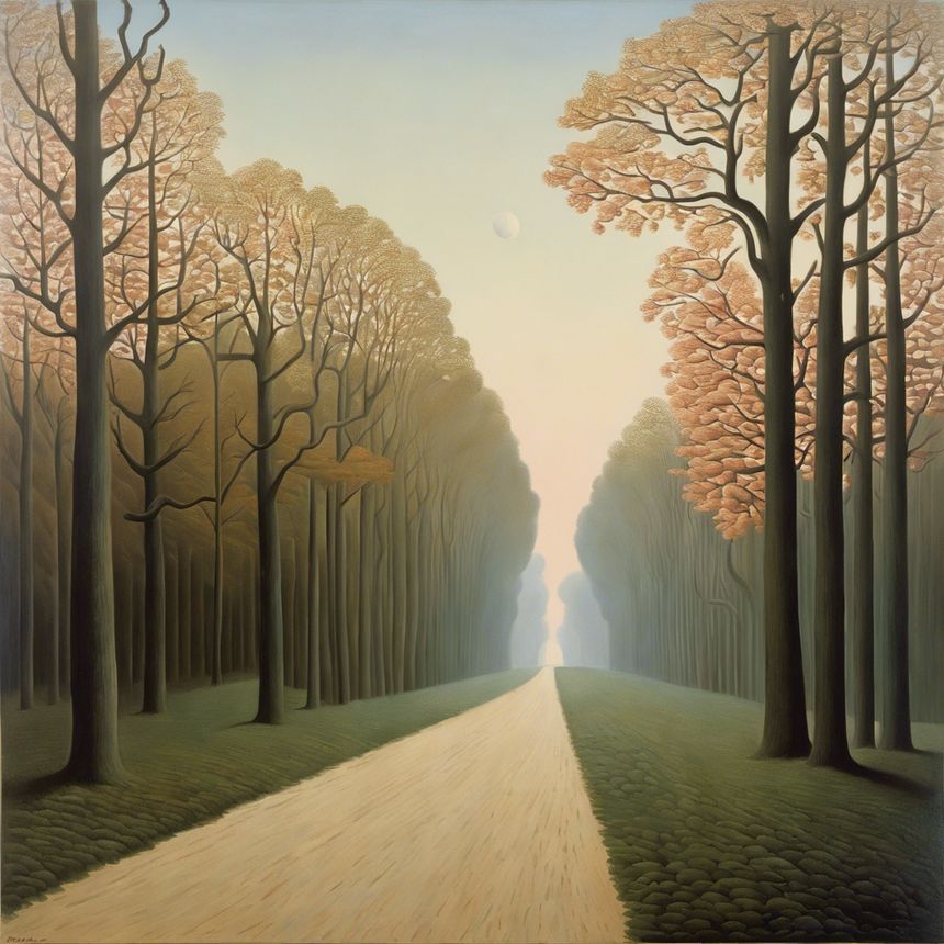 Image - Belgian surrealism, Road - 2815959115