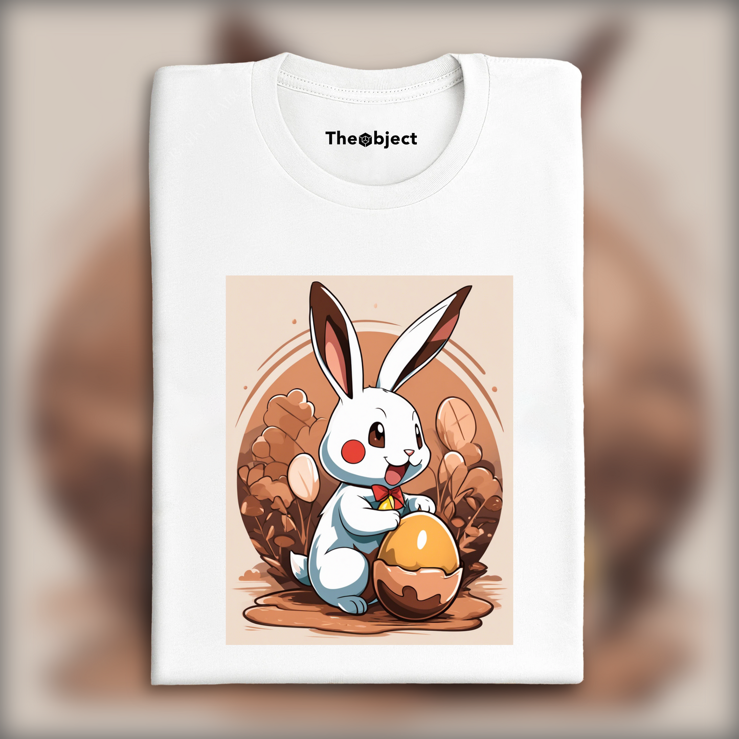 T-Shirt - Pokémon , lapin avec oeuf en chocolat - 2217858288