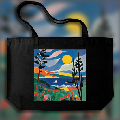 Tote bag - Formes expressives et abstraites, sensibilité décorative, Lune - 2320230592