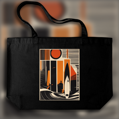 Tote bag - Clean American, modern and nervous illustration, Kayak - 307312534