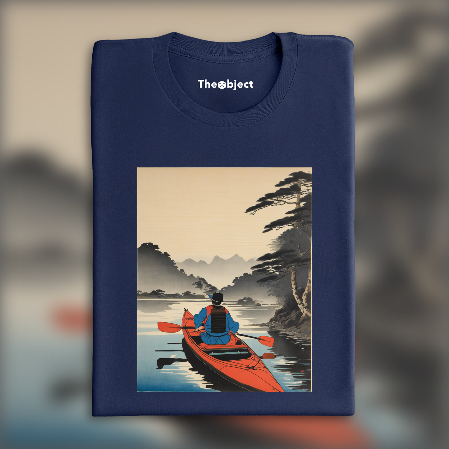 T-Shirt - Manga with analytical realism, Kayak  - 5759264