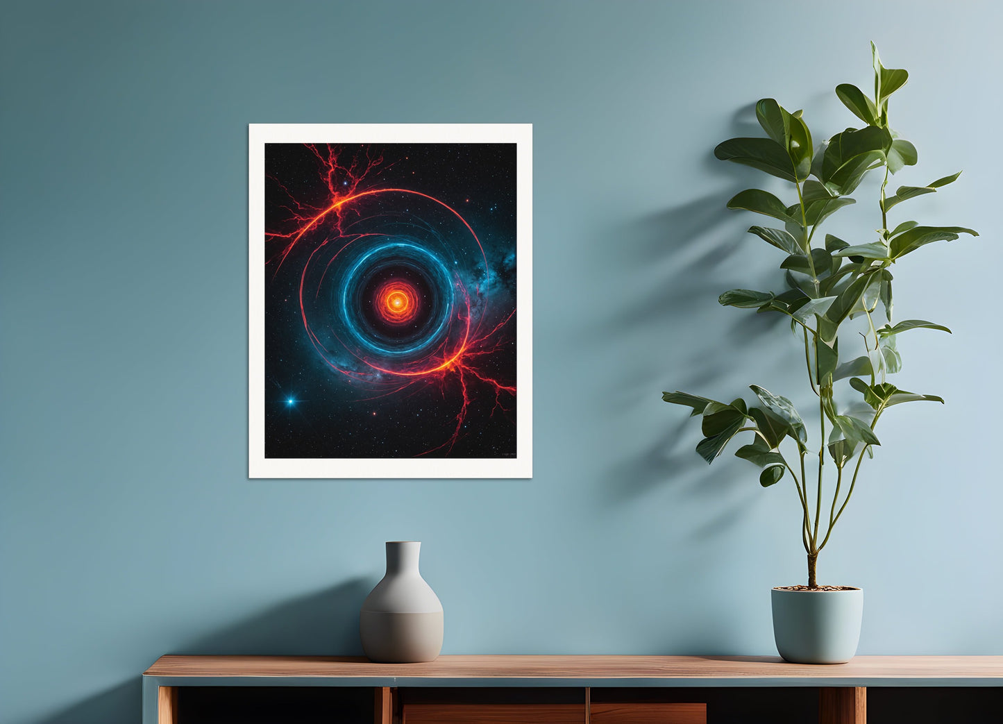 Poster: Photolab luminescent neon, Astronomy