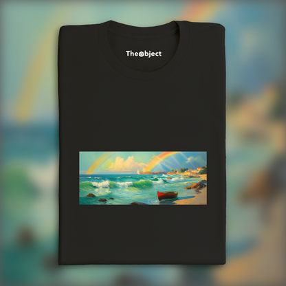 T-Shirt - Post-impressionism with innovative forms, Rainbow - 2555720125