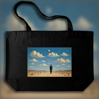 Tote bag - Belgian surrealism, Desert - 3390406364